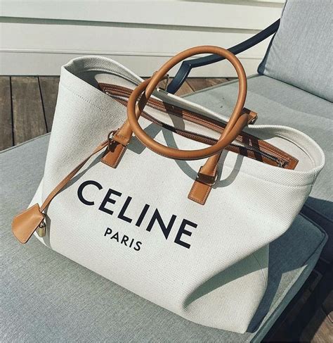 celine logo tote bag|authentic celine tote bags.